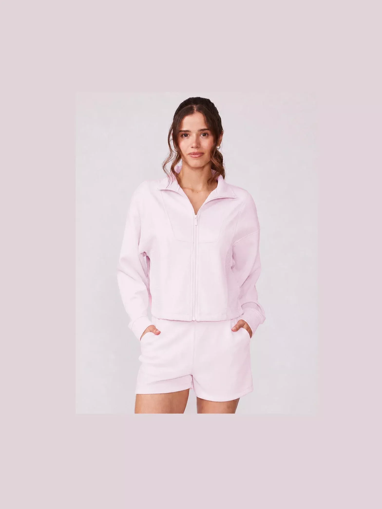 Rib Mix Jacket - Sweet Taffy