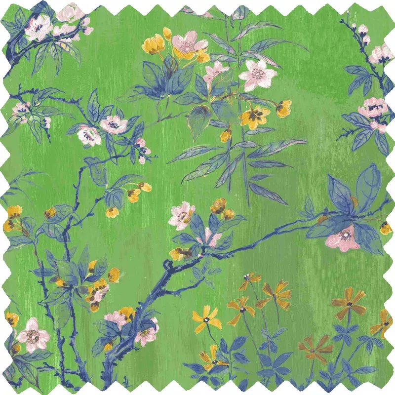 Rivington Lush Green Velvet Fabric