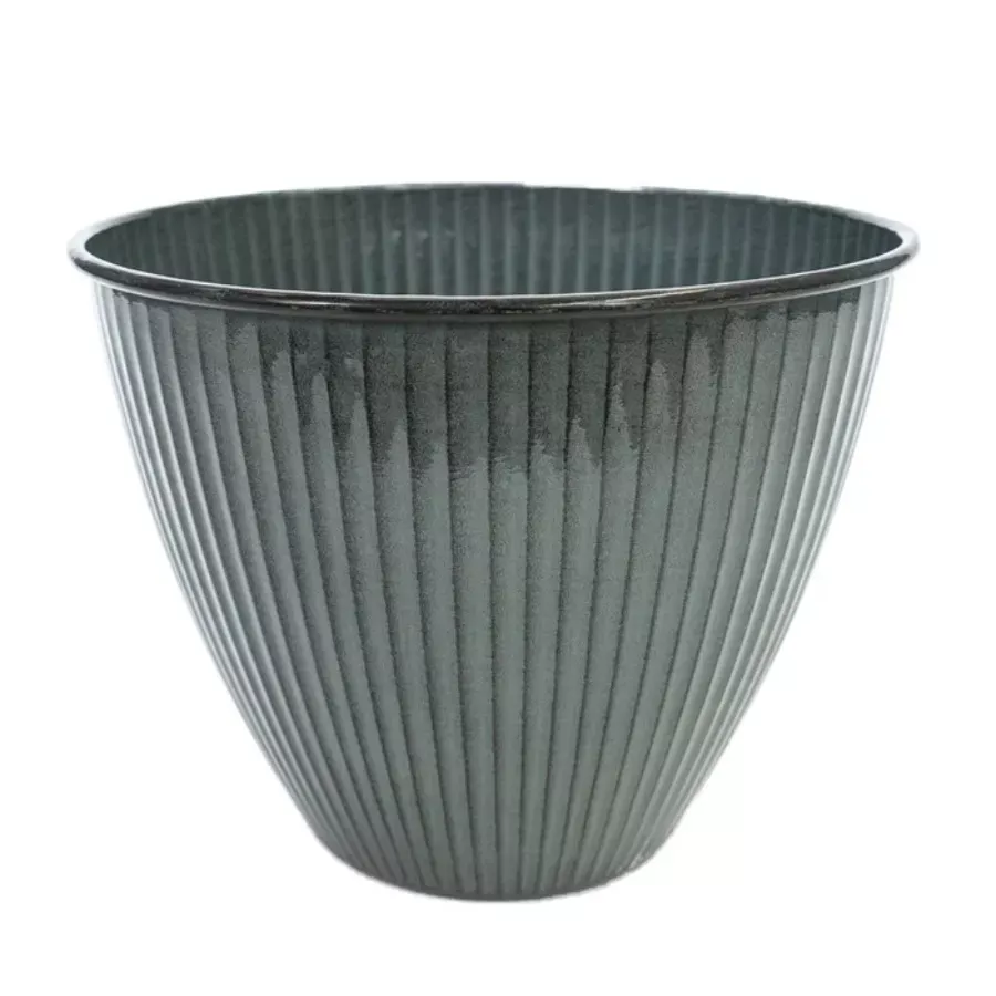 Robert Allen IronStone Sheridan Planter - 8" - Stormy Gray