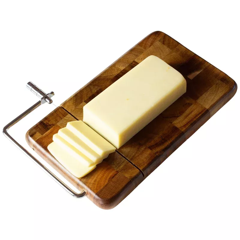 Rock & Branch Acacia Charcuterie Board with Cheese Slicer