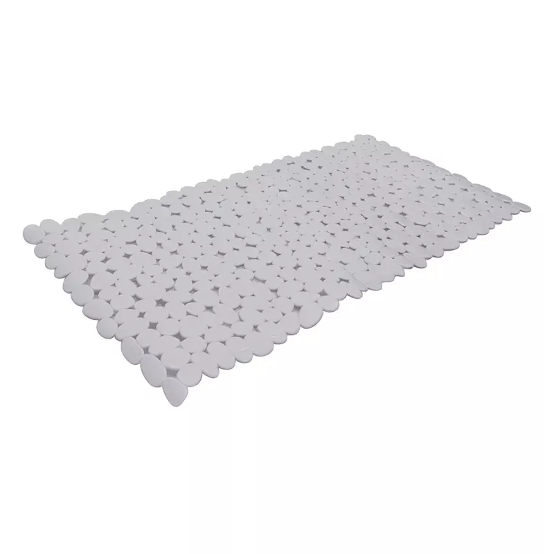 Rockie Clear Bath Mat, 13x28
