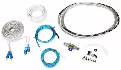 Rockville RMWK8 8 AWG Gauge Waterproof Marine Amplifier/Amp Install Wire Kit