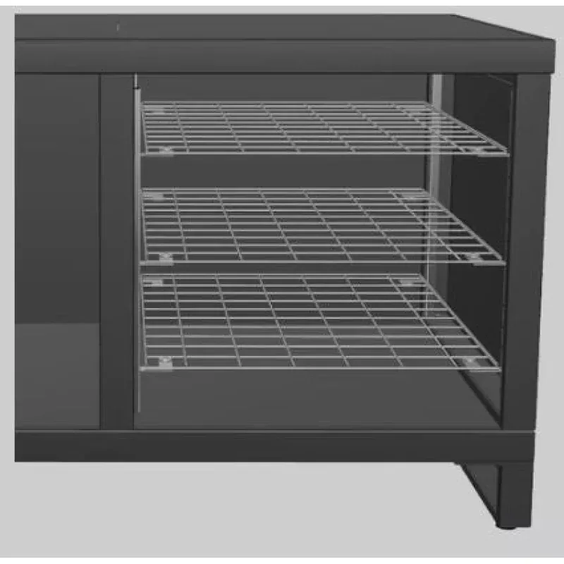 Roostr Buitenkeukens Etage systeem RVS: 3 Etages