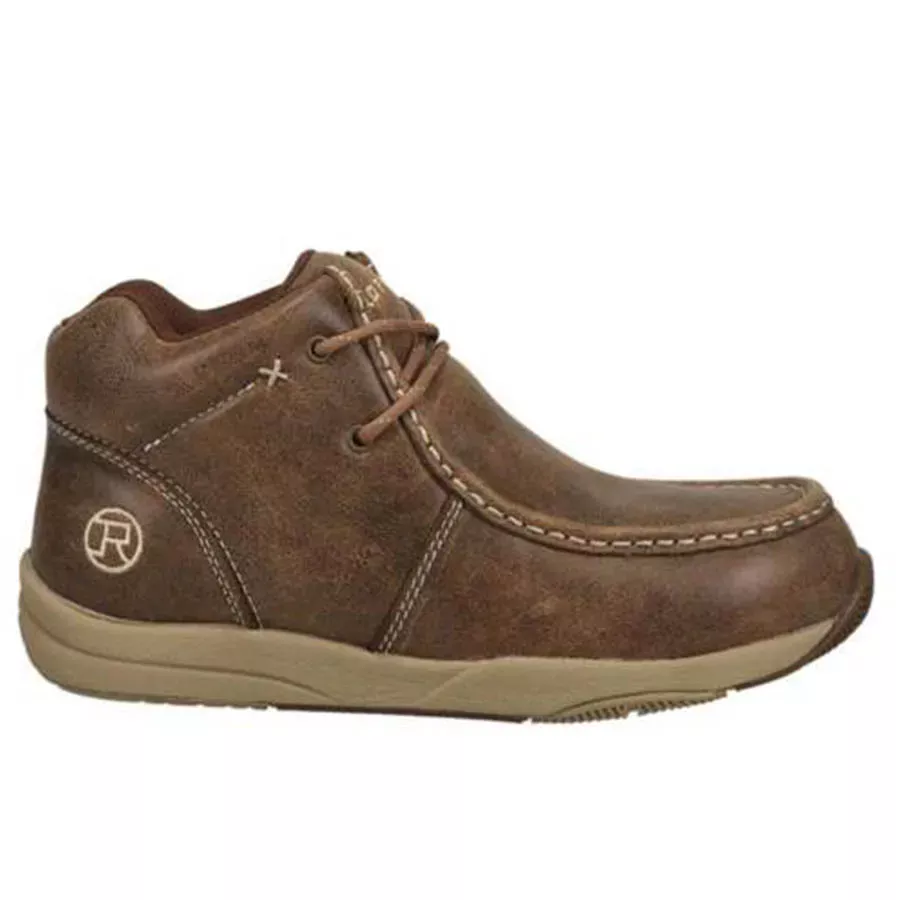Roper Men's Clearcut Oiled Leather Upper Shoes - Brown