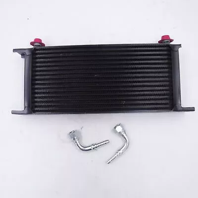 Rotrex Universal Transmission Oil Cooler Kit, 16 Rows, 3150, Black