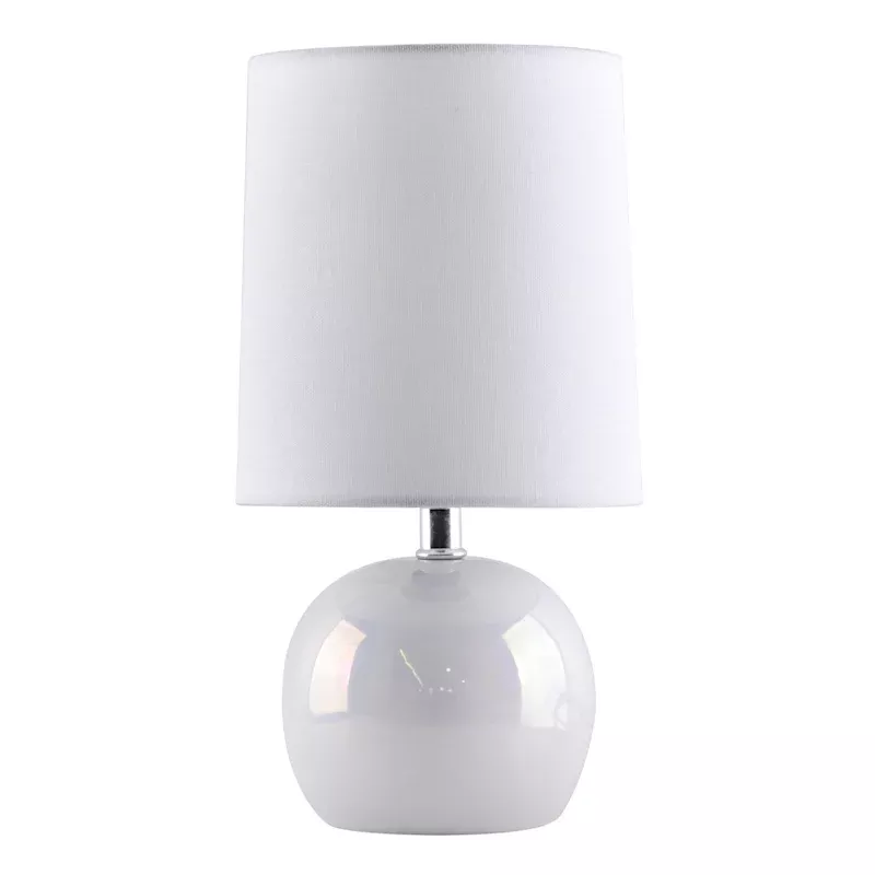 Round Iridescent Mini Lamp, 12"