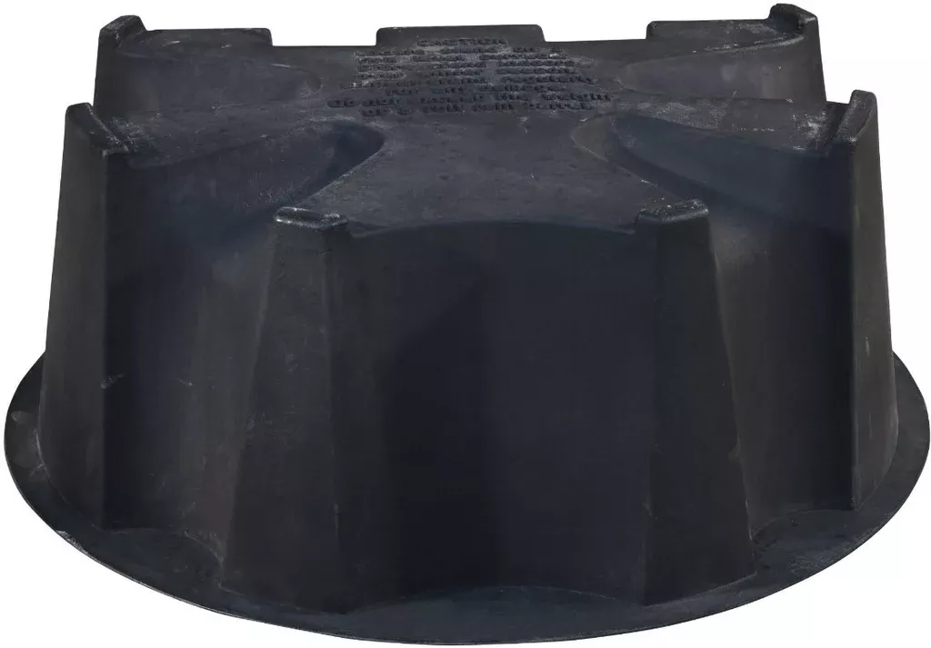 RTS Home Accents 55100002008000 Rain Water Collection Barrel Stand, Black