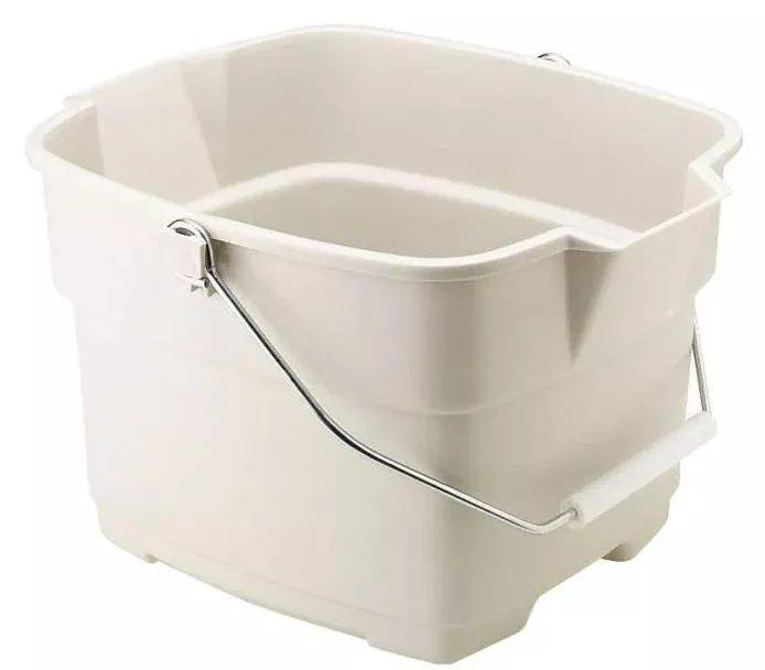 Rubbermaid 287100BISQUE Roughneck Bisque Bucket, 15 Quart