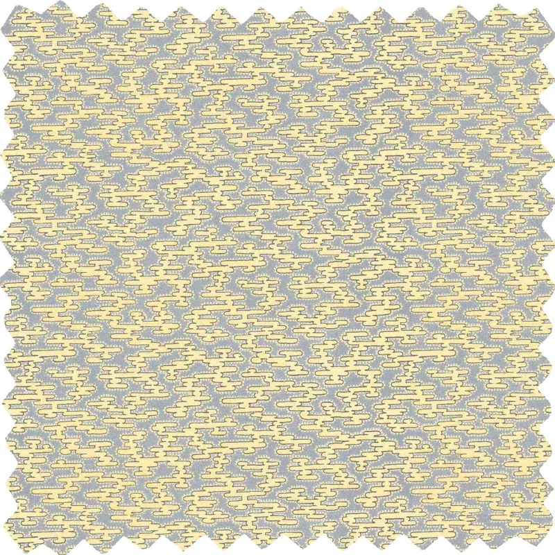 Rubigo Lemon Steel Linen Fabric