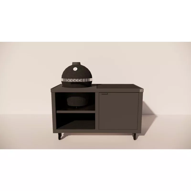 Rubix Duo met wielen en met kamado insert