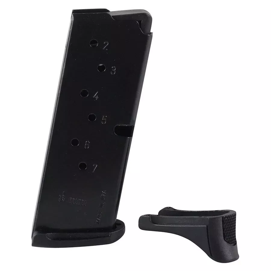 Ruger 7 Round 9mm Magazine with Extended Floorplate