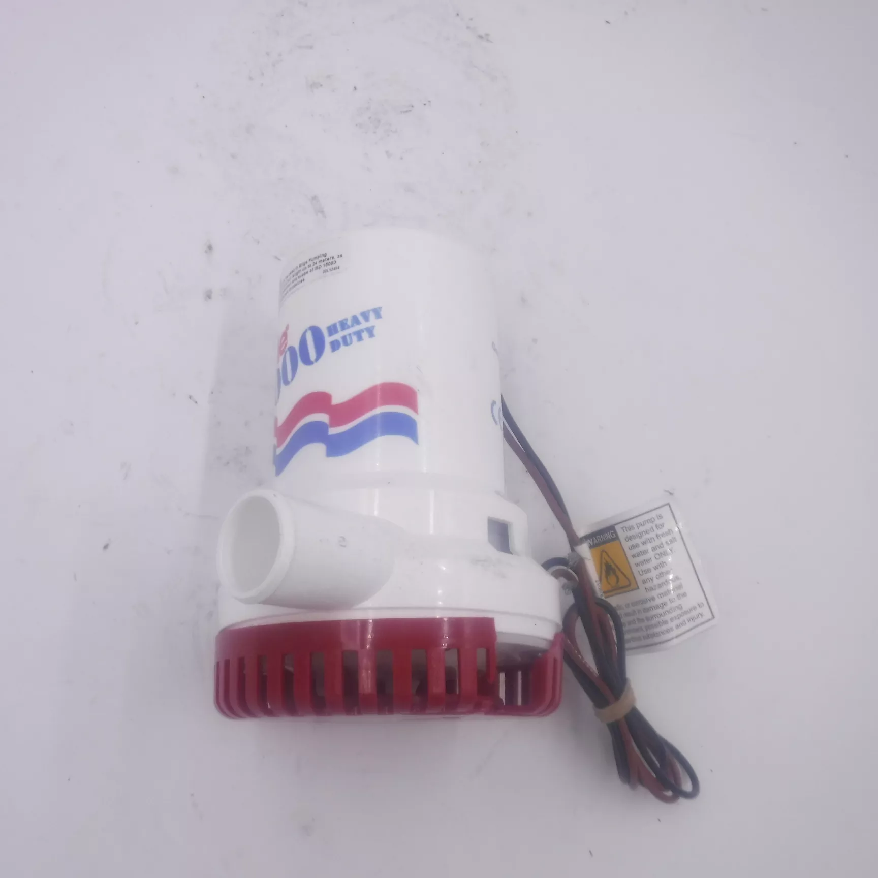 Rule 10-6UL 2000 GPH Midrange Heavy Duty Bilge Pump Boat Marine SEE DESC