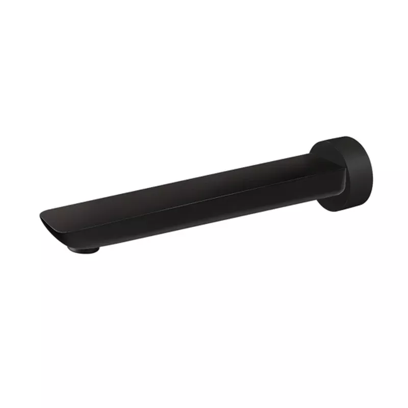 RUSHY Black Bathtub/Basin Wall Spout