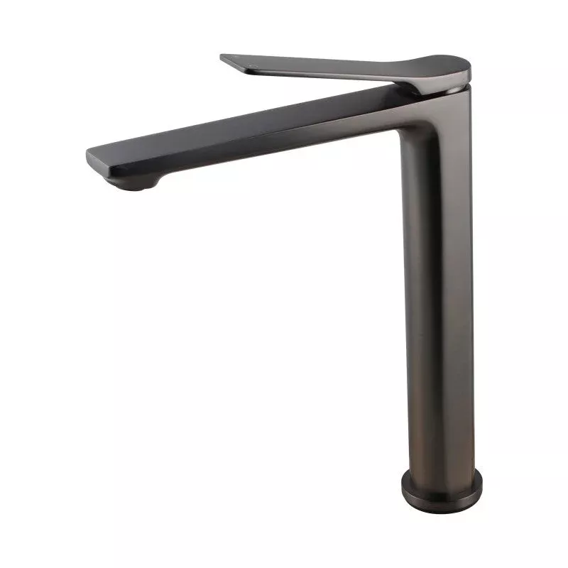 RUSHY Brushed Gun Metal Tall Basin Mixer
