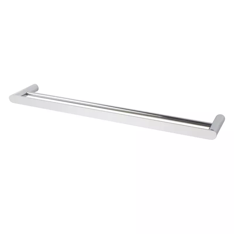 RUSHY Chrome Double Towel Rail 600mm