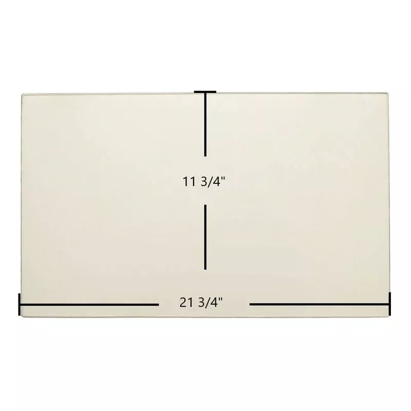 Russo GV30 Ceramic Glass Panel | 21 3/4″ x 11 3/4″ | Part #R-061-2437