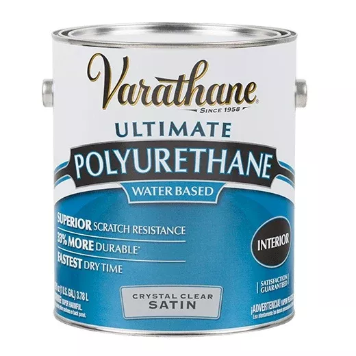 Rust-Oleum 200231 Water-Based Polyurethane Paint, 1-Gal, Satin
