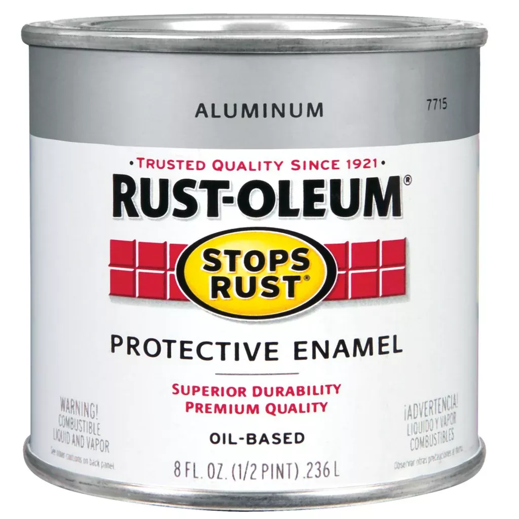 Rust-Oleum 7715-730 Oil-Based Protective Enamel Paint, 0.5 Pint