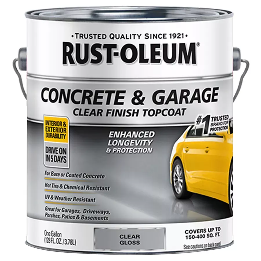 Rust-Oleum Concrete Floor Topcoat - Clear - 1 gal