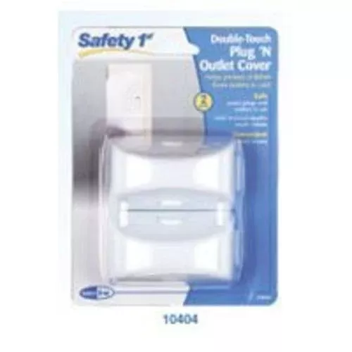 Safety 1St 10404 Double-Touch Plug 'N Outlet Cover