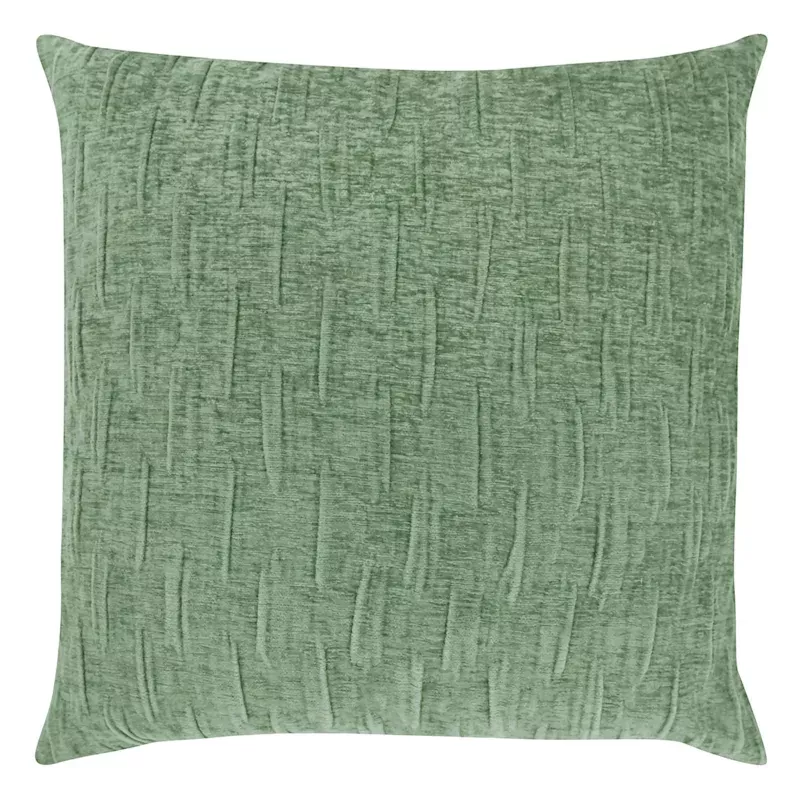 Sage Diamond Dash Chenille Throw Pillow, 18"
