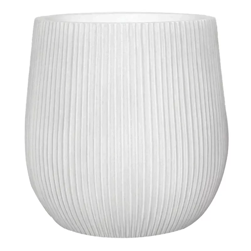 Salem White Synthetic Outdoor Planter, Medium