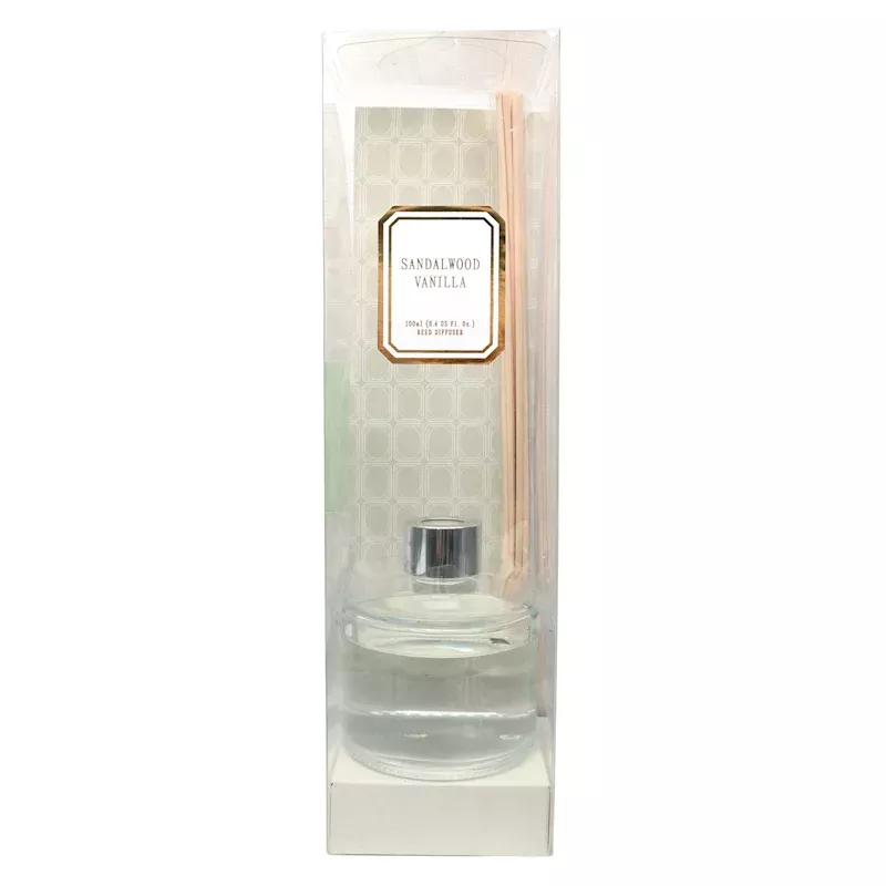 Sandalwood Vanilla Scented Reed Diffuser, 100ml