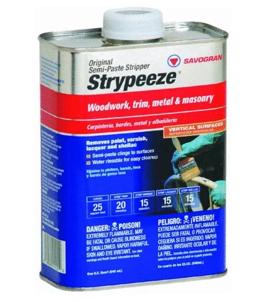 Savogran 01102 Strypeeze Paint And Varnish Remover, 1 Quart, Orange