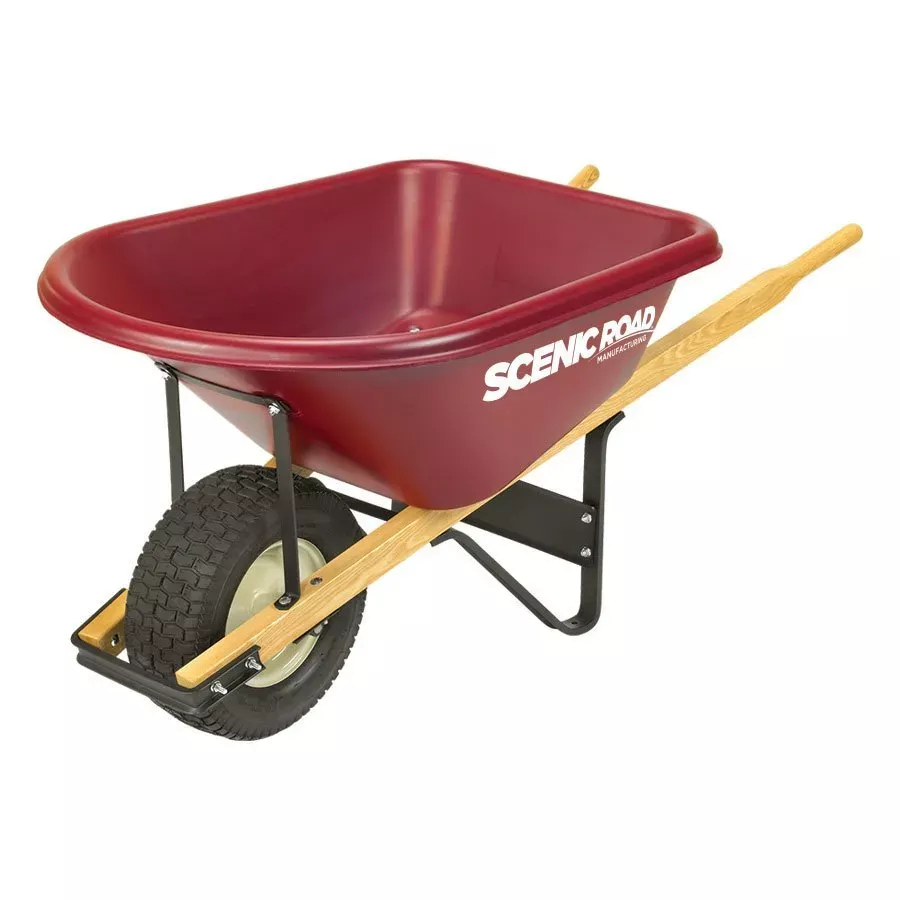 Scenic Road Manufacturing M6 - 1T Wheelbarrow - 6 Cu. Ft