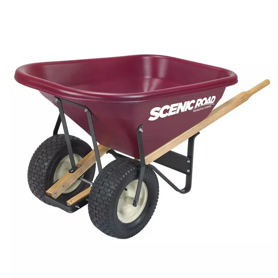 Scenic Road Manufacturing M8 - 2T Wheelbarrow - 8 Cu. Ft