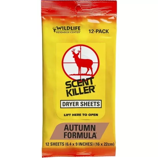 Scent Killer Autumn Formula Dryer Sheets