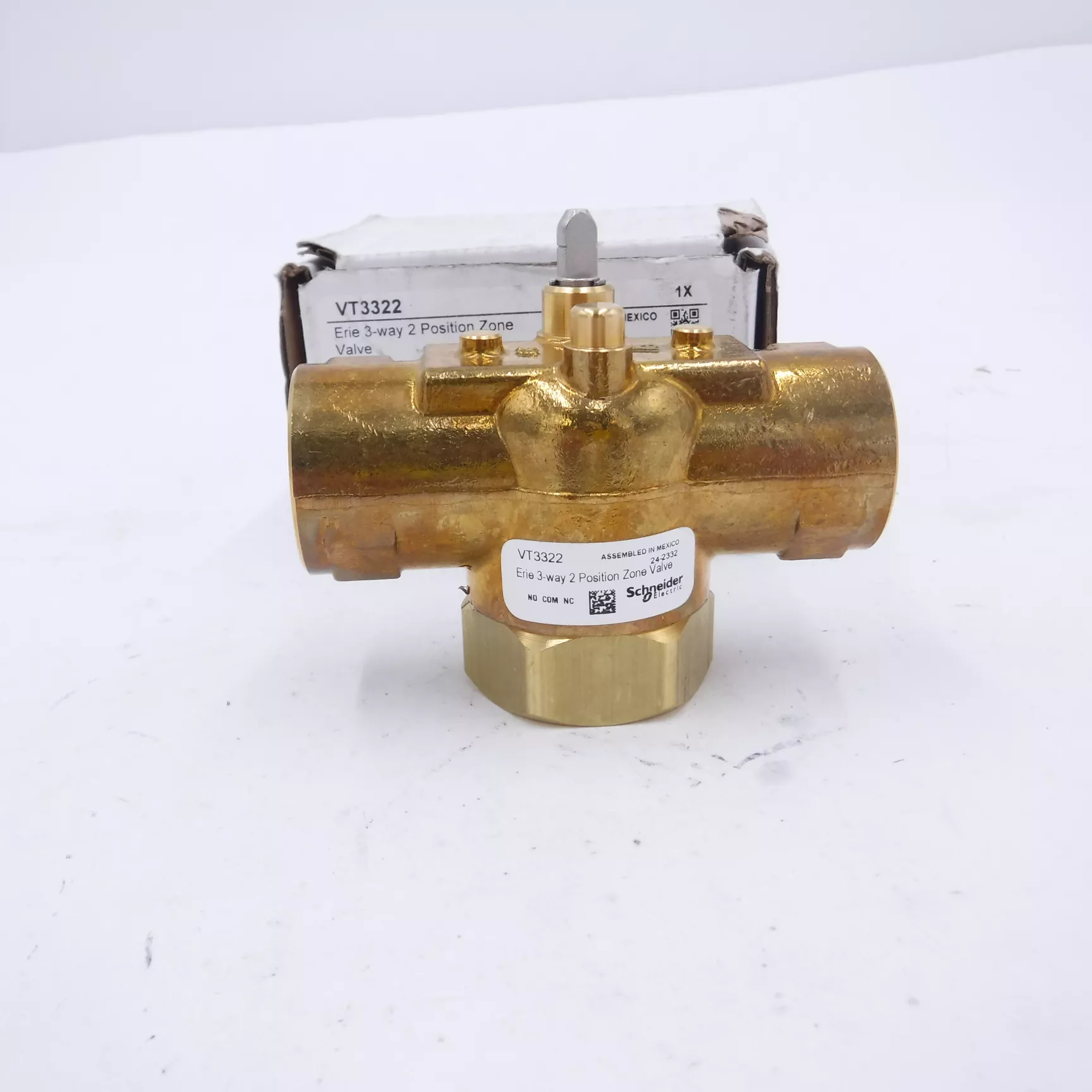 Schneider Electric Erie 3-Way 2 Position Zone Valve 3/4″ NPT 3.0Cv 400 PSI