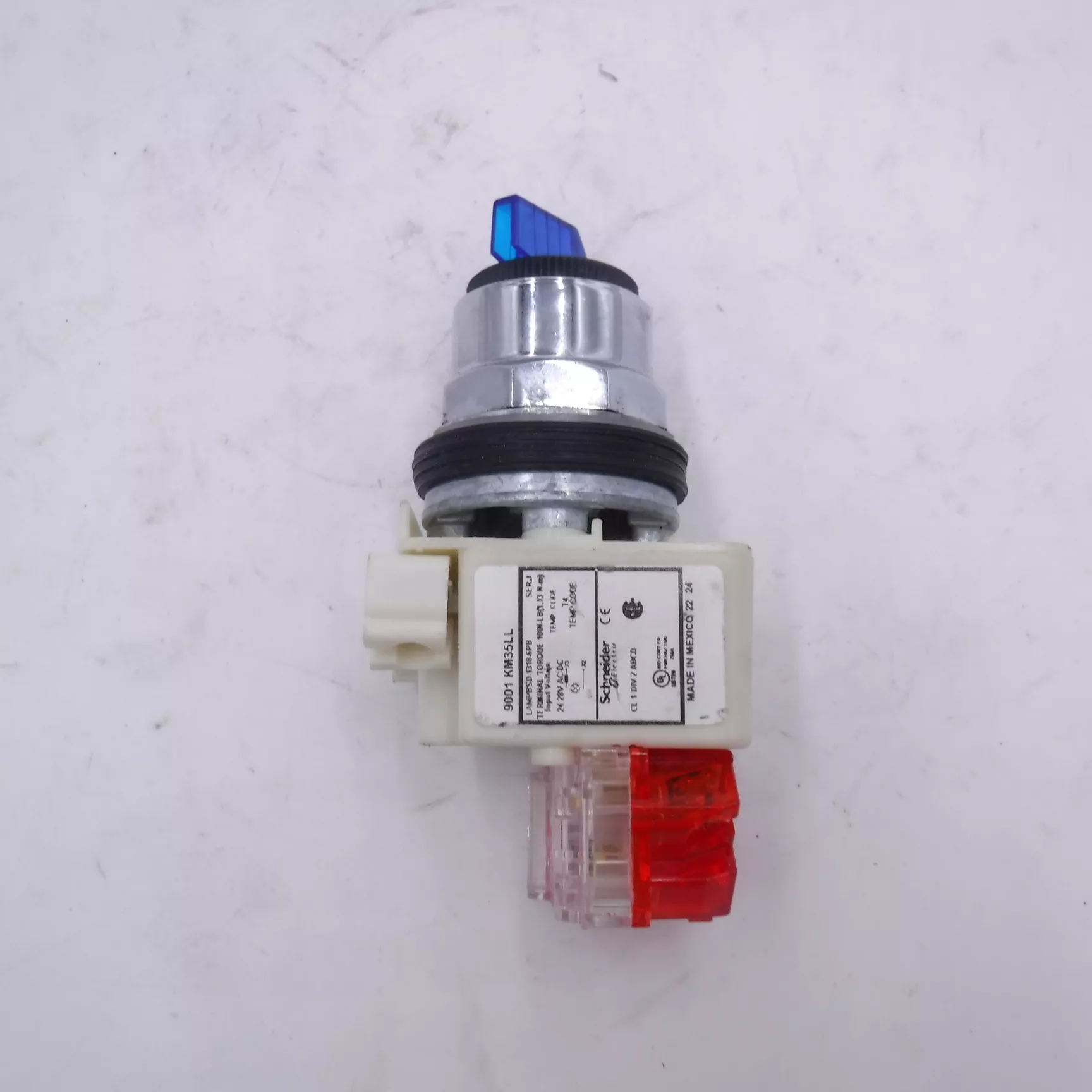Schneider Electric lamp Module W/ Switch And Contact Block 9001KM35LL 9001KA3
