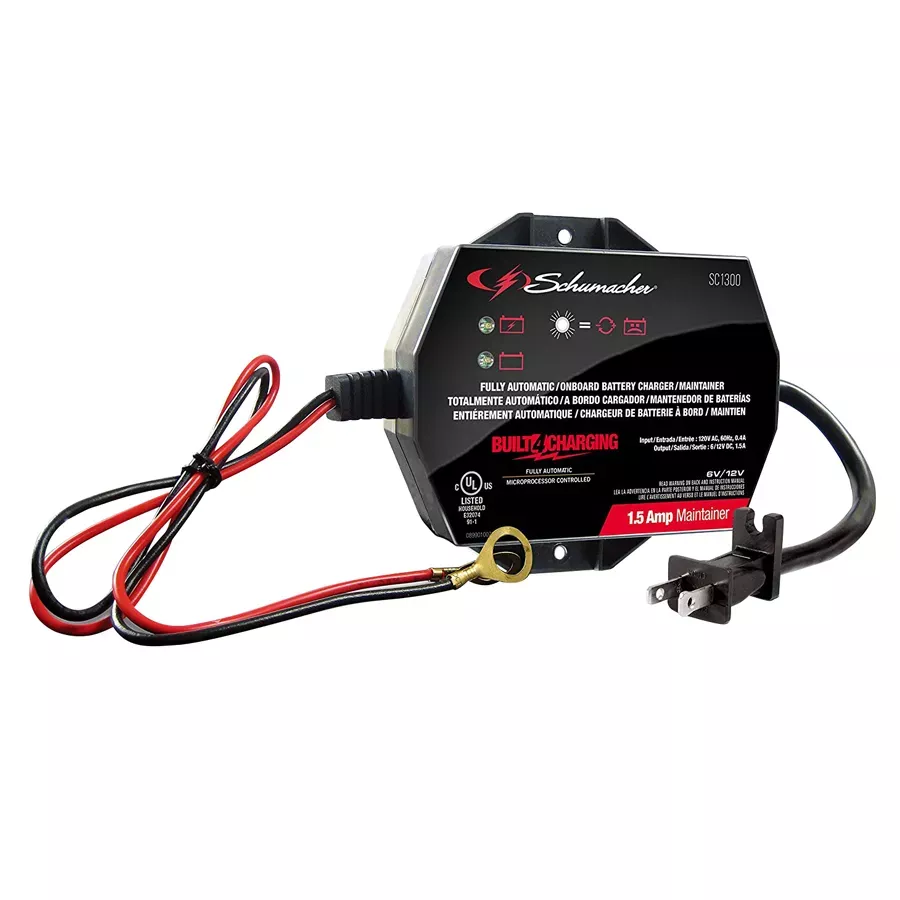 Schumacher Electric Fully Automatic Battery Maintainer - 1.5 Amp