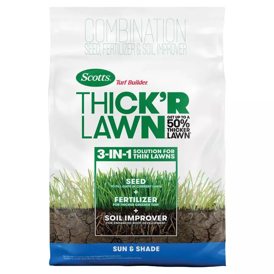 Scotts Turf Builder Thick'R Lawn Seed - 12 lb