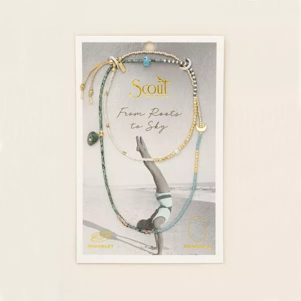 Scout - Mixed Media Wrap, From Roots to Sky