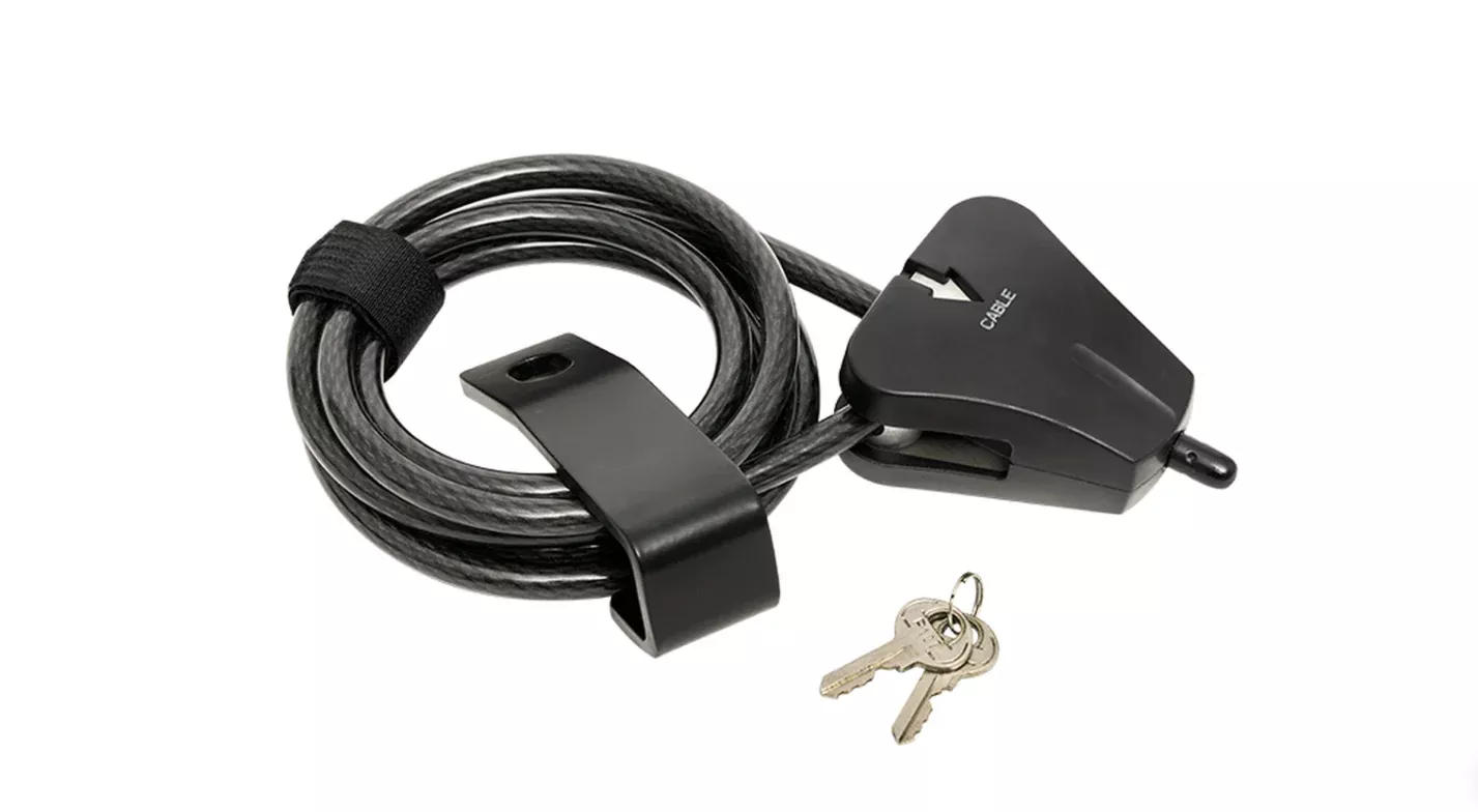 Security Cable Lock & Bracket