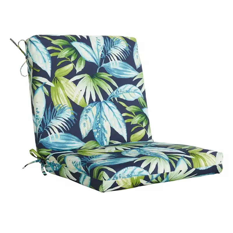 Seneca Navy Blue Outdoor Hinged Cushion