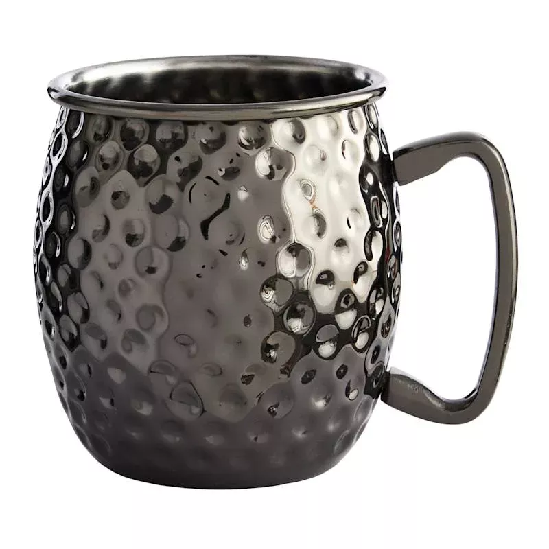 Set of 2 Black Nickel Mule Mugs