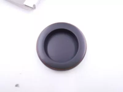 Set of 2 Emtek Round Flush Sliding Door Pull Oil Rubbed Bronze