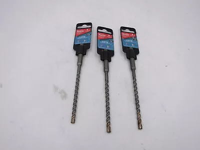 Set of 3 Makita B-61020 1/4″ x 6″ SDS-Plus Bit, 3-Cutter Concrete Bit