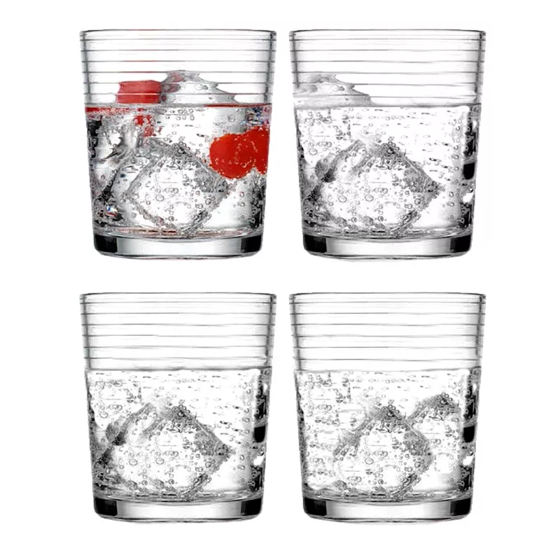Set of 4 Solar Double Old Fashioned Glasses, 13oz