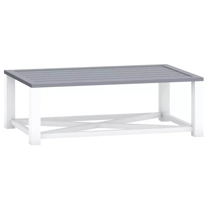 Shelta Bridgeport Aluminium Coffee Table Black Table Top / Black PC Frame