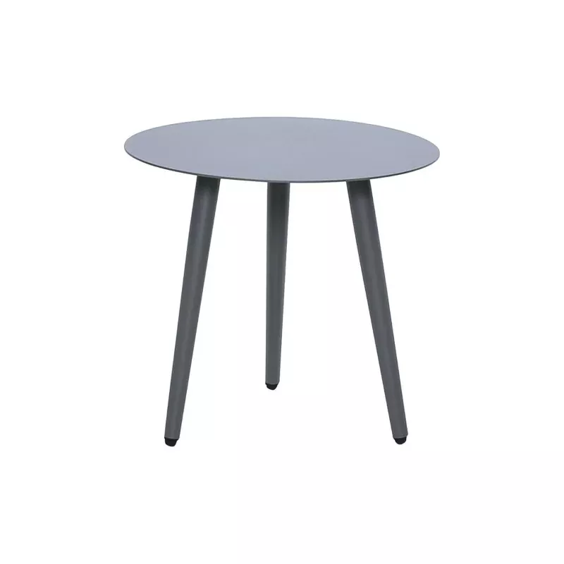 Shelta Felix Aluminium Round Coffee Table Charcoal PC Frame