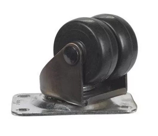 Shepherd Hardware 9048 Piano Casters With 2" Soft Rubber Dual Wheel