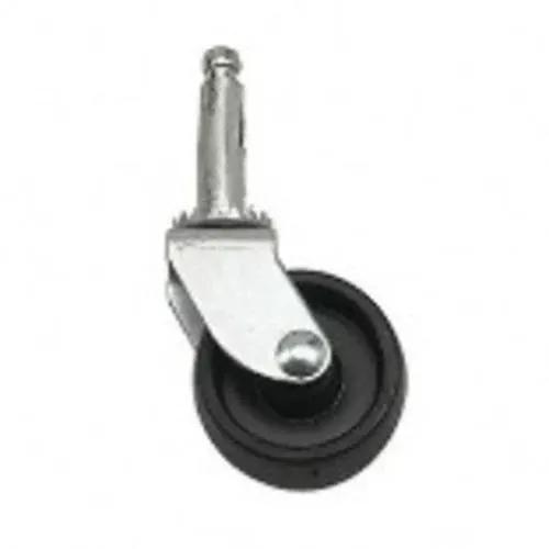 Shepherd Hardware 9559 Stem Caster 1-5/8", Black, 4/Pk