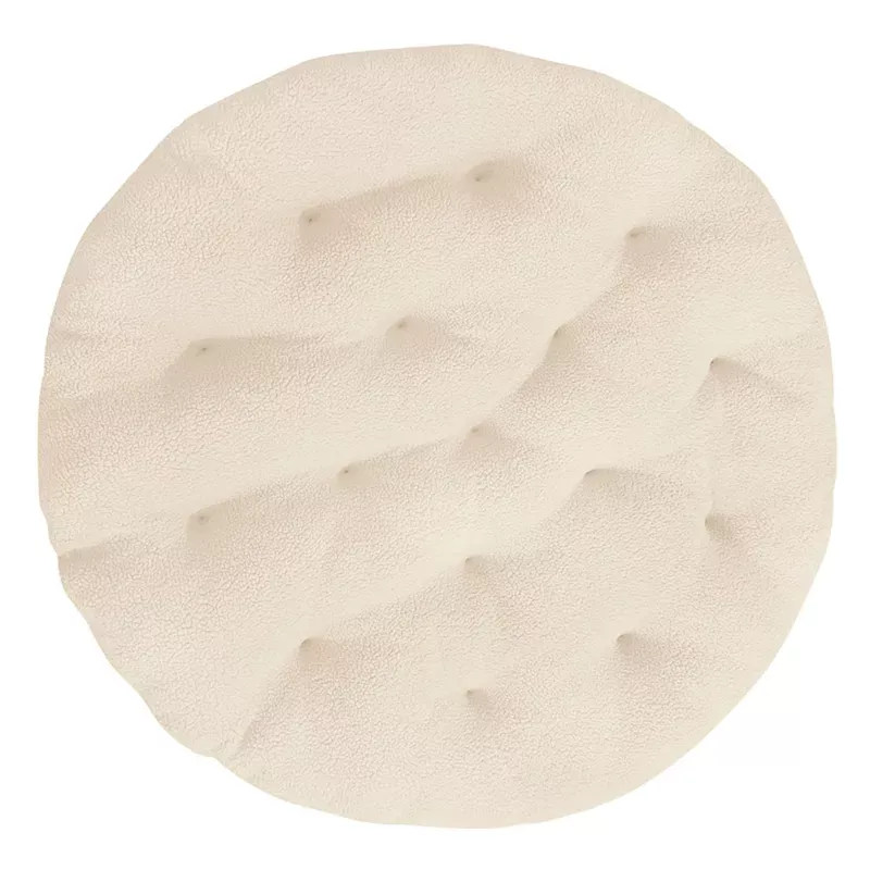 Sherpa Papasan Cushion, Cream