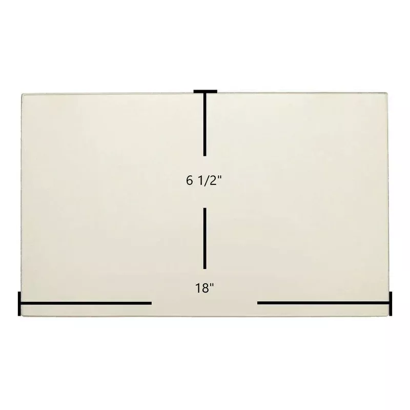 Sierra 10002000 Ceramic Glass Panel | 18″ x 6 1/2″ | Part #7G2100