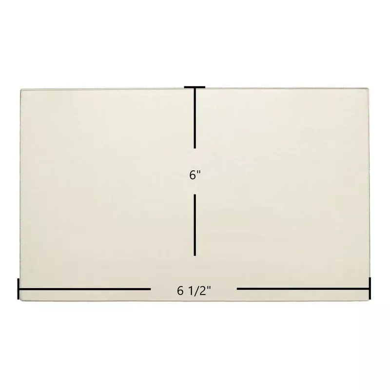 Sierra 200 & 1200 Ceramic Glass Panel | 6 1/2″ x 6″