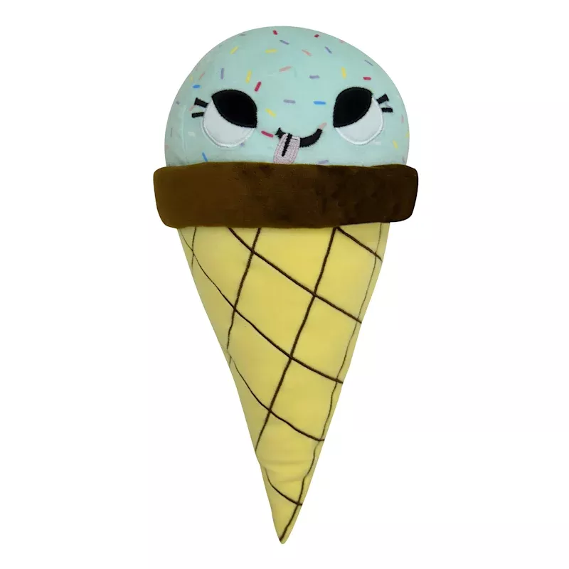 Silly Cone Plush Pillow, 9x17
